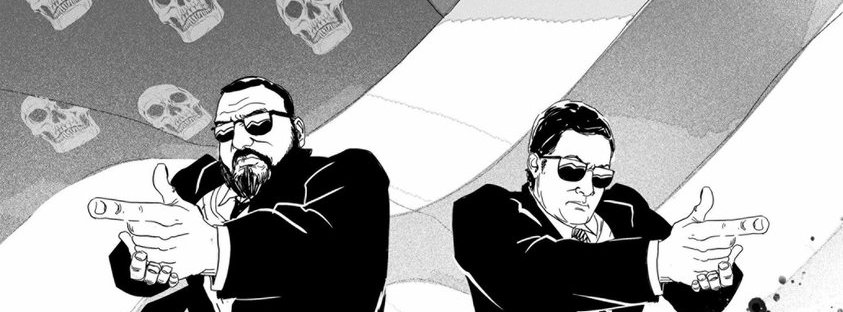 black, white & grey cover